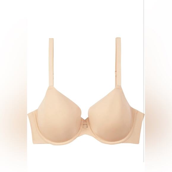 WACOAL Superbly Smooth Underwire non-padded T-Shirt Bra 40D Beige #855342 - Picture 2 of 8